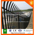 High quality low prices powder coated palisade fencing/steel galvanized palisade fencing